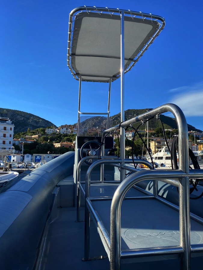 On board the Base One dive boat